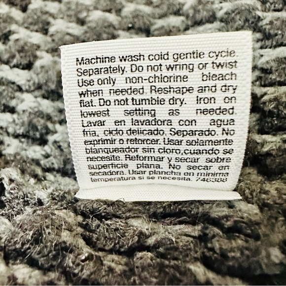 St. John’s Bay Women’s Sz Large Gray Shawl Short Sleeved Cardigan Duster Sweater - Picture 5 of 7